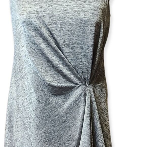 WHBM Asymmetrical Grey Silver Tunic Small - Picture 2 of 5
